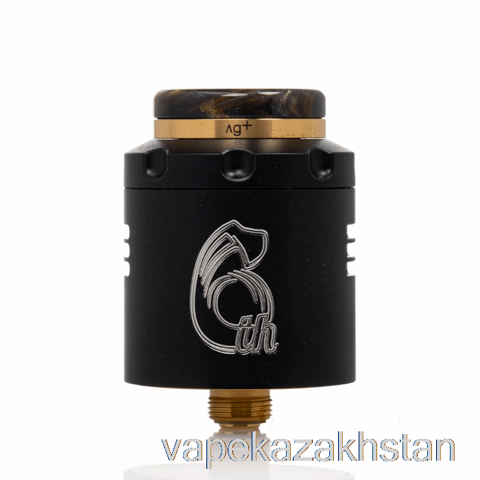 Vape Smoke Hellvape DEAD RABBIT V3 24mm RDA [6th ANNI] Black Gold